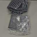 3 Pack Sink Mat and Sink Saddle Set, Sink Protectors for Kitchen Sink, Silicone Sink Saddle Mat Dishwasher Safe, Non Slip Folding Sink Grid to Protect Sink from Stains, Damage, Scratches