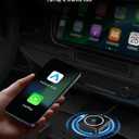 Wireless CarPlay Adapter for iPhone & Android, 2-in-1 Apple CarPlay Wireless Adapter, Plug & Play, Low Latency, USB-A/C, Converts Wired to Wireless CarPlay (iOS 10+, Android 11+)