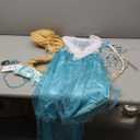 Long Braided Wigs for Kids Blonde Braided Wig Set for Girls Halloween Cosplay Wigs (Blonde/Braided-2)