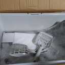 Stainless Steel Litter Box 2 Pack, XL Extra Large Cat Litter Box with High Sides & Anti-Leak, Jumbo Metal Litter Pan for Multi-Cat Homes, Non-Stick Easy Clean Odor Control for Big Cats