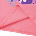 Funnycokid Little Girls T Shirt for Toddler 3-7 Years Kids Tee Graphic Short Sleeve Clothes Tops (Pink)