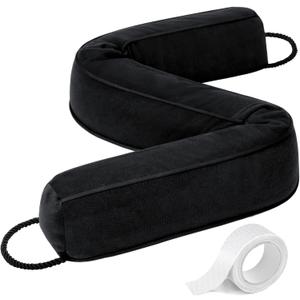 Comfyanno 38 Weighted Under Door Draft Stopper, Fits Front, Bedroom, Interior Door, Easy to Install, Block Cold Air Draft from Bottom Door, 2.2lb, Fits Door Gap up to 3, Black Comfyanno 38 Weighted Under Door Draft Stopper, Fits Front, Bedroom, Interior Door, Easy to Install, Block Cold Air Draft from Bottom Door, 2.2lb, Fits Door Gap up to 3, Black