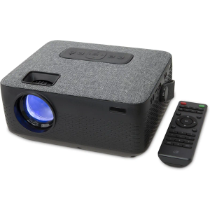 GPX Rechargeable Projector with Bluetooth, HDMI, USB and Micro SD Media Ports, Includes Remote (PJ770B)