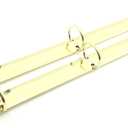 2Pcs Gold Standard Letter Metal 3-Ring Binder Mechanism Replacement Kit3 O Rings,1inch Capacity,Loose Leaf Binding Spines Combs for Personal Organizers Planners