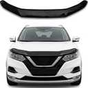 BMY Premium Acrylic Hood Bug Deflector for Nissan Rogue Sport 2020-2022, Front Hood Protector, Stone Guard & Bugflector Shield, Bug Guard, Black