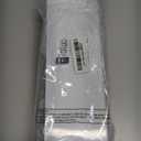 Tatuo 1 Pcs Cable Organizer Box with Wire Ties, Plastic Cord Storage Box with Lid, Electronics Organizer for Home Office Desk Organizers and Accessories (Clear,White)