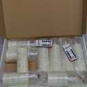 Flameless Candles with Embedded Star String - Battery Operated LED Candles, with Remote,12 Ivory Flickering Candles for Christmas, Weddings, Home Decor & Party,(D 2.3"H 5" 6" 7")