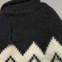 Queenmore Warm Dog Sweater, Soft Pet Knitwear, Knitted Pullover, Winter Pet Clothes for Small Medium Dogs Cats (Black), S