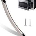 ME16A4021AS Microwave Door Handle, DE94-04313F Assembly Handle Compitable with Samsung Microwave Handle me16a4021as, Includes 2 Screws