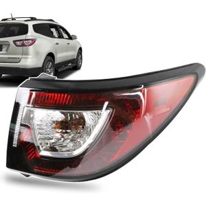 Tail Light Compatible With 2013-2017 Chevy Traverse Rear Light Taillight Replace 84266020 (Outer, Right Passenger Side)