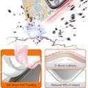 for iPhone 14 Case Cute - Durable Shockproof 6.6 ft Drop Impact Phone Case - Funny Blue Spring Design (6.1") Glitter Pink