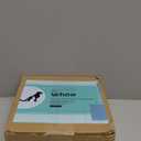 VSHOW Ceramic Cat Feeder Bowl with Stand, Slow Eating, Healthy Diet, 8.4x3x8.4 inches, 2.0 lbs, Medium, All Life Stages, Bone-White, Feeder for Indoor Pets