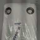 NICETOWN Natural 100% Blackout Linen Curtains 84 inch Long Burg for Living Room, 2 Panels, 52" Wide, Farmhouse Thick Completely Blackout Window Treatment Thermal Insulated Warm Drapes for Winter