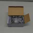 VCE Brush Wall Plate with Bracket, Cable Pass Through Insert Single Gang Decorator Wall Cover for Low Voltage Cables, Cord Hider for Wall Mount TV, Home Theater System, Black (2-Pack)