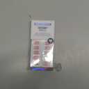 BTArtbox Press On Nails Short - Square French Tip Press On Nails, Fake Nail with Nail Glue, Natural Reusable Stick On Nails in 15 Sizes - 30 Fake Nails Kit, Silken Halo