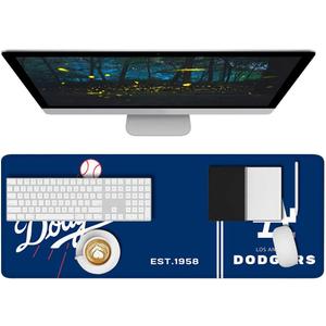 Baseball Mouse Pad Extended Large Gaming Desk Pad 31.5 x 11.8 Inch, XL Mousepad Topographic Mouse Pad with Anti-Slip Rubber Base for Los Angeles Home Office