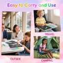 JMMICO 6 Packs Rainbow Scratch Notebook, Goodie Bags Stuffers for Kid, Scratch Art for Kids with Reusable Cleaner Tool, Arts and Crafts for Kids 4-8-12, Gifts for 4 5 6 7 8 9 Year Old Girl Boy