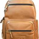 Rawlings | Leather Backpack Collection | Genuine Leather | Light Brown | 12.5" W x 17" H x 5.5" D