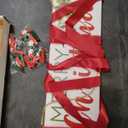 Christmas Card Holder Display with 24 Clips, Wooden Hanging Merry Christmas Sign, Holiday Card Display for Wall or Door Christmas Décor