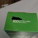 Holiday Home 100 LED Mini Lights - Warm White (Green Wire) Pack of 2
