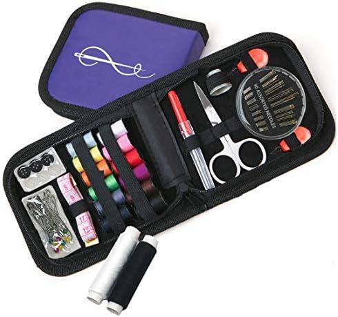 CraftLab Best Mini Sewing Kit with Sewing Survival Ebook, 78 Emergency Accessories for Home, Travel, Dorm, Emergency Preparedness