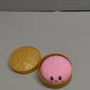 Giant Dumpling Squishy Stress Relief Desk Fidget , Jumbo Soft Squeeze Decompression Squishy with Steamer Box, Funny Office Desk Decor & Relaxation Gift, Easter Basket Stuffers(Pink Cute Face)