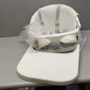 Baby High Chair for Toddler, Foldable High Chair for Dining Table Highchair with 5 Point Harness Seat Removable Adjustable Tray Portable Baby Dinning Chair with Lockable Wheels Easy to Clean Surface