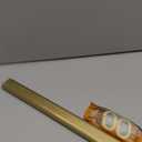 Double Tube Closet Poles for Hanging Clothes Heavy Duty, Cuttable Wall Mounted Aluminiuml Wardrobe Rod, Closets Organizers with Coarse Threaded Holes (Color : Gold, Size : 11.8in/30cm)