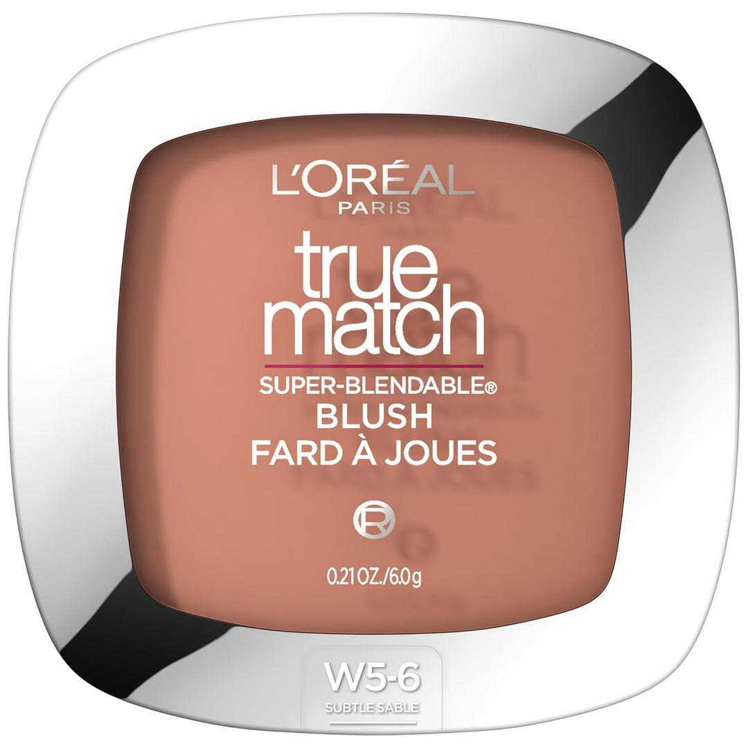 L'Oreal Paris True Match Super-Blendable Powder Blush, Subtle Sable, 0.21 Oz 