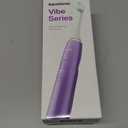 Aquasonic Vibe Series Ultra-Whitening Toothbrush  ADA Accepted Electric Toothbrush - 8 Brush Heads & Travel Case  40,000 VPM Motor & Wireless Charging - 4 Modes w Smart Timer  Satin Violet