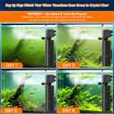 Aquarium Filter with UV, 450GPH for 40-150 Gallon Tanks, Submersible with Timer for Crystal Clear Water in Aquarium, Pond, Turtle Tank25W