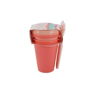 Little Table  Plastic Tumblers with Lids and Straws, 8 Pack Reusable Party Favor Cups, 17oz Iced Coffee Cups, for Parties and Birthdays (8Pink