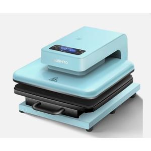 AUSHITO Upgraded Auto Heat Press - Heat Press Machine for T Shirts with Adjustable Pressure & Higher Heating Height, Heats Up Fast & Evenly Heat Press 15x15 for HTV, Sublimation, Heat Transfer Project