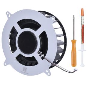 Internal CPU Cooling Fan Replacement for Sony PlayStation 5 PS5 23 Blades Fan 12047GA-12M-WB-01 12V 2.4A General 17 Blades Fan G12L12MS1AH-56J14 (with Heatsink Paste&Screwdriver T8)