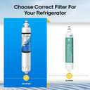 EXCELPURE RWF3600A Replacement for GE RPWF (Not RPWFE), RWF1063, RWF3600A, WSG-4, DWF-36, R-3600, MPF15350, OPFG3-RF300, Refrigerator Water Filter,3PACK