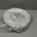 Therwen 2 Pieces 6 Inch Round Vent Cover, Ceiling Diffuser HVAC Vent Duct Cover Replacement with Screws to Install for Home Ventilation Use, Fitting in 6 Inch Duct, Outer Dimensions: 9-15/16"