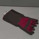 MUD Gauntlet Women's Synthetic Leather Palm with Extended Safety Cuff Garden Gloves (Medium/Large, Purple)