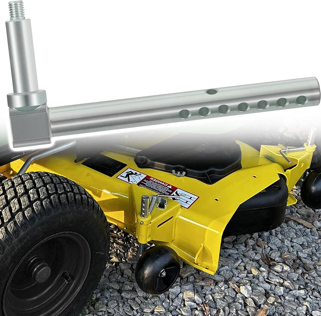 AM136328 Mower Deck Gage Wheel Arm 3/4 Dia. LH Front or RH Rear for John Deere X300 & X500 Series with 48 in & 54in Mower Deck, fits X300, X304, X310, X320, X500, X530, X534, X540 etc
