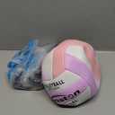 Senston Volleyball Official Size 5 - Waterproof Indoor/Outdoor Soft Volleyball for Kids Youth Adults,Beach Play, Game,Gym,Training (purple pink)