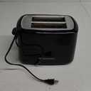 Toastmaster 2-Slice Cool Touch Toaster, black with stainless accent