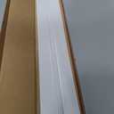Door Draft Stopper, 36 Length Cuttable Weather Stripping Door Seal, Strong Adhesive Door Sweep for Exterior and Interior Doors (1, White)