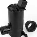 Click&Fit Windshield Washer Fluid Pump compatible with 1997-2007 Ford F-150 E250 Escape Focus Ranger Mustang, Lincoln, Mazda B2500, Mercury replacement 7R3317664DA, 7L8Z17664A