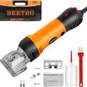 BEETRO 500W Electric Professional Horse Shears, 6 Speeds Animal Grooming Clippers for Horse Equine Goat Pony Cattle, with an Extra Set of Shearing Blades