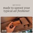Drift Car Air Freshener - The Original Wood Air Freshener - Car Odor Eliminator - Long Lasting Scent - Auto Accessories - Metal Clip - Essential Oils - Clean Ingredients - Teak Scent Starter Kit