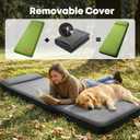Self Inflating Sleeping Pad with Electric Pump, 4" Ultra-Thick Foam Camping Pad,9.5 R-Value 4 Season Camping Mattress Pad with Removable Cover, Camping Essentials Gear for Tent Travel Car