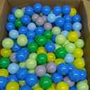 Ball Pit Balls for Toddlers, 500 Pack – Crush Proof, BPA Free & Non-Toxic Safe Play Toys for Boys & Girls Play Tent, Kiddie Pool, Backyard, Birthday Party Decoration