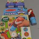 Melissa & Doug Sticker Wow! Fox Bundle: 24-Page Activity Pad, Sticker Stamper, 700 Stickers, Arts and Crafts Fidget Toy Collectible Character