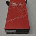 Orzly Case Compatible with Nintendo Switch 2 Protective Carry Case (2025 Model) with Screen Padding, Game Card microSD Pockets for Console and Accessories Screen Size 7.9" - Gift Boxed (Black)