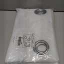 NICETOWN White Sheer Curtains 84 inches Long - Home Decoration Grommet Airy & Lightweight Elegant Window Treatments with Light Filtering for Bedroom/Living Room (2 Panels, W54 x L84)