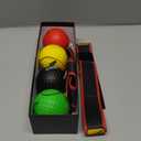 YMX BOXING Ultimate Reflex Ball Set with Counter App - 4 React Reflex Ball Plus 2 Adjustable Headband, Great for Reflex, Timing, Accuracy, Focus & Coordination Training for Boxing, MMA and Krav Mega (Black/Yellow/Red/Green)